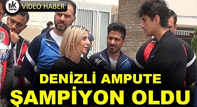 Denizli Ampute şampiyon oldu!