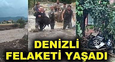Denizli felaketi yaşadı