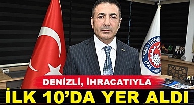 Denizli, ihracatıyla ilk 10’da yer aldı