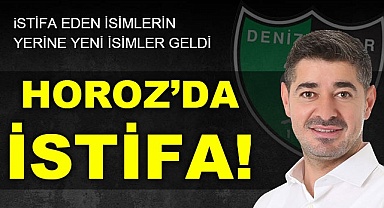Horoz'da istifa!