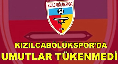 Kızılcabölükspor'da umutlar tükenmedi