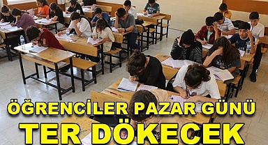 Öğrenciler pazar günü ter dökecek
