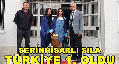 Serinhisarlı Sıla Türkiye 1. oldu