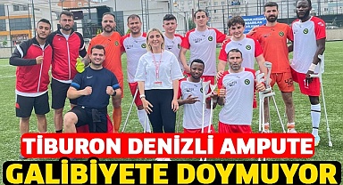 Tiburon Denizli Ampute galibiyete doymuyor