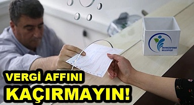 Vergi affını kaçırmayın!