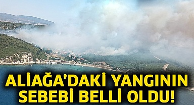 Aliağa’daki yangının sebebi belli oldu!