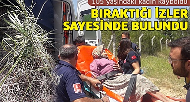 Bıraktığı izler sayesinde bulundu