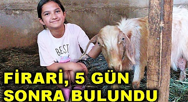 Firari, 5 gün sonra bulundu