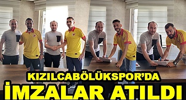 Kızılcabölükspor'da imzalar atıldı