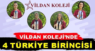 Vildan Koleji LGS'de 4 Türkiye Birincisi Çıkardı