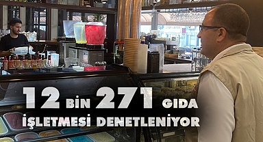 12 bin 271 adet gıda işletmesi denetleniyor