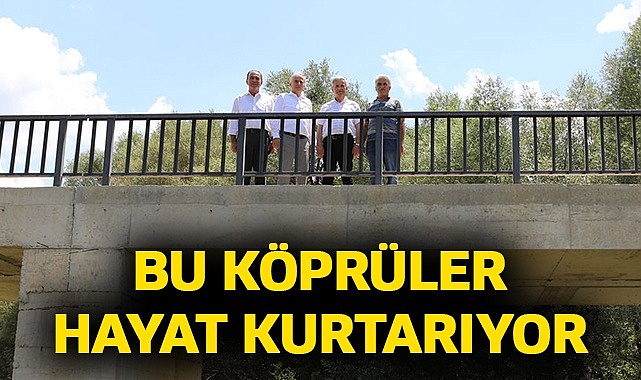 Bu köprüler hayat kurtarıyor