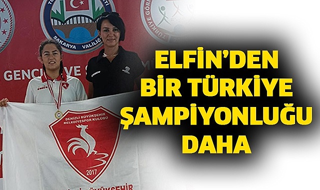 Elfin’den bir Türkiye Şampiyonluğu daha