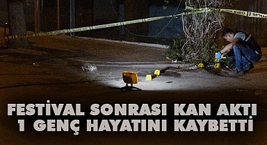 Festival sonrası kan aktı