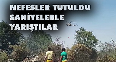 Nefesler tutuldu saniyelerle yarıştılar