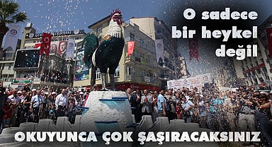 O sade bir heykel değil