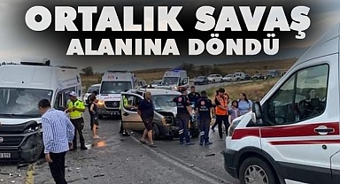 Ortalık savaş alanına döndü