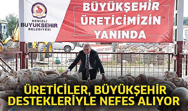 Üreticiler, Büyükşehir destekleriyle nefes alıyor