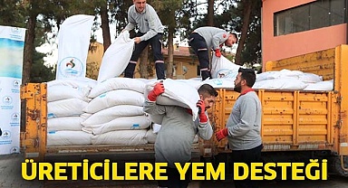 Üreticilere yem desteği