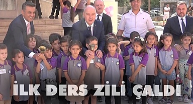 Denizli'de ilk ders zilini Vali Coşkun çaldı