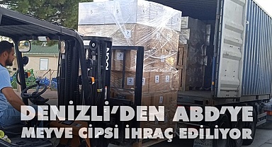 Denizli’den ABD’ye meyve cipsi ihraç ediliyor