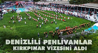 Denizlili pehlivanlar Kırkpınar vizesini aldı