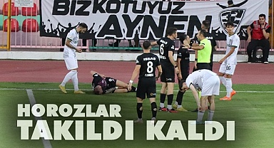 Horozlar 1 puanda takılı kaldı