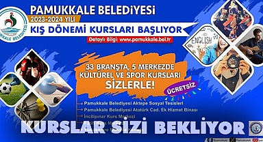 Kış kurslarına başvurular sürüyor