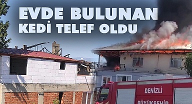 Ocakta unutulan yağ yangına neden oldu