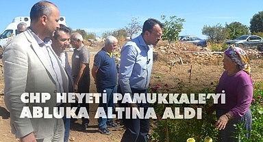 Pamukkaleli vatandaşların sorunlarını dinlediler