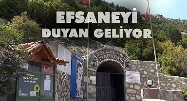 Saçıyla sorunu olan Keloğlan Mağarasına koşuyor