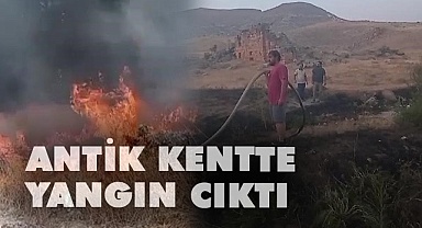 Tripolis'teki yangın korkuttu