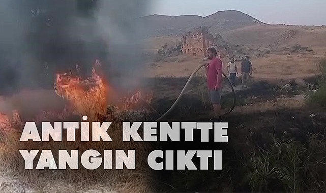 Tripolis'teki yangın korkuttu