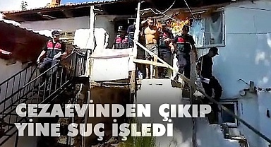 Yakalanmamak için kavurucu sıcakta parka giydi