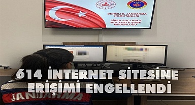 614 internet sitesi erişimi engellendi