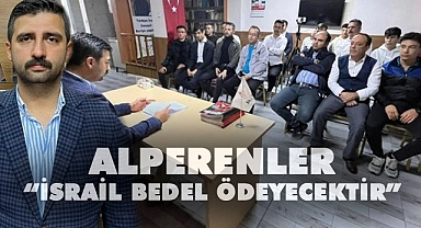 Alperenlerden Filistin'e tam destek