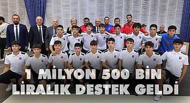 Amatör spora 1 milyon 500 bin liralık destek geldi