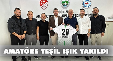 Amatöre yeşil ışık yaktı