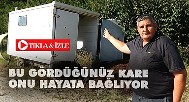 Cenaze yıkama aracıyla yaşama tutundu