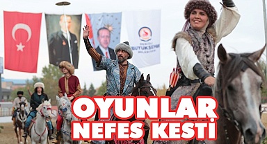 Geleneksel Türk Spor Oyunları nefesleri kesti