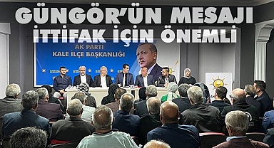 Kale ilçesinden mesaj verdi