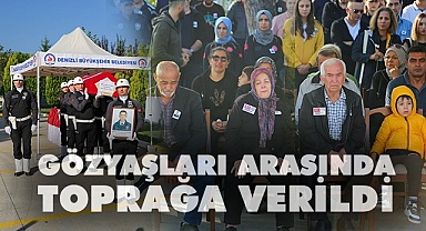 Vefat eden polis memuru için tören düzenlendi