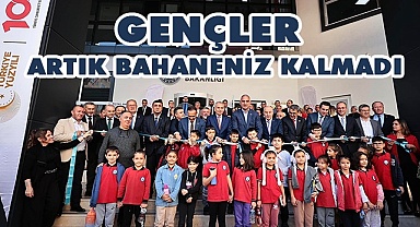 Denizli 100. Yıl İl Halk Kütüphanesi'ni Bakan Ersoy hizmete açtı