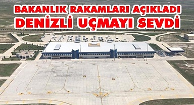 Denizli’de Ekim ayında uçak kullananların sayısı belli oldu
