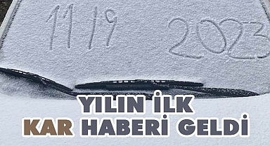 Denizli’ye kışın ilk karı düştü