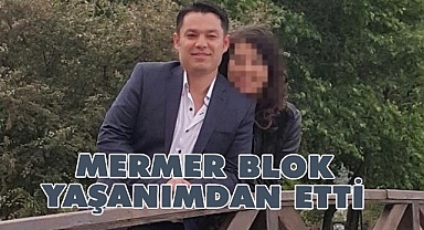 Mermer blok yaşamından etti