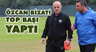 Özcan Bizati takım ile tanıştı
