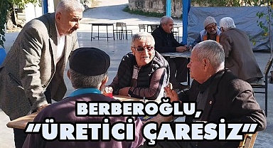 Türkay Berberoğlu, “Üretici çaresiz”