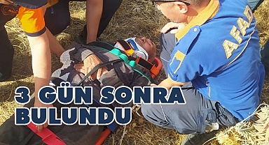 Yaşlı adam 3 gün sonra bulundu