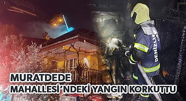 Alevlerin yükseldiği çatı katı kullanılamaz hale geldi